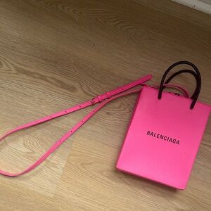 Balenciaga Vibrant Pink Crossbody Bag